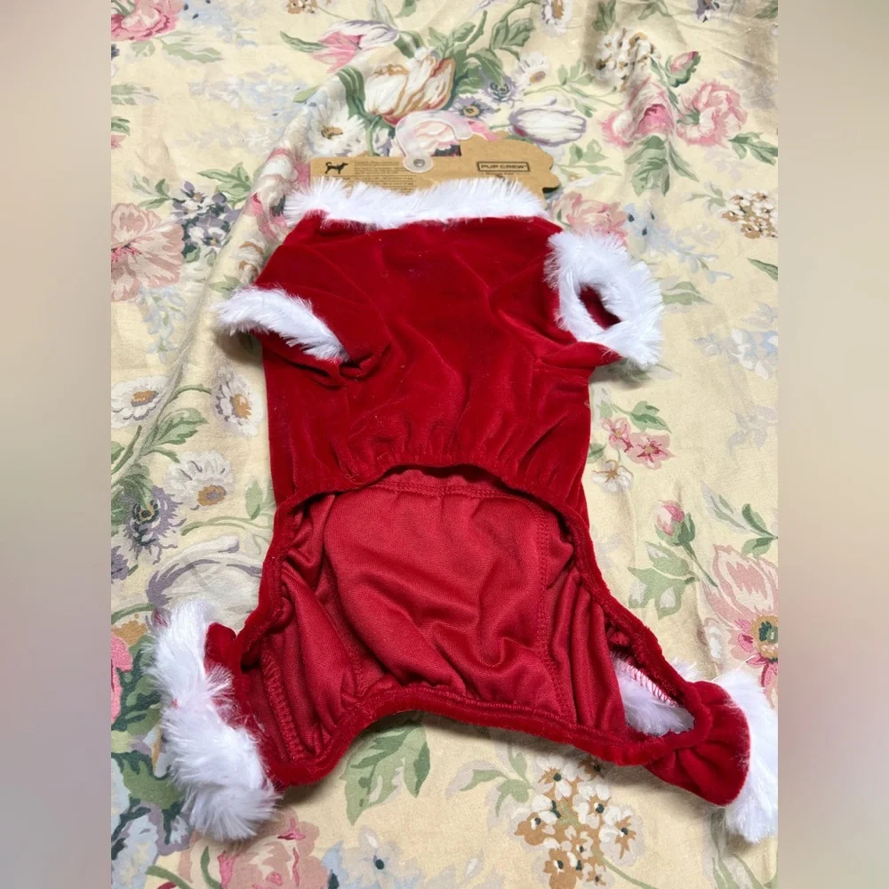 Dog outfit Santa helper outfit